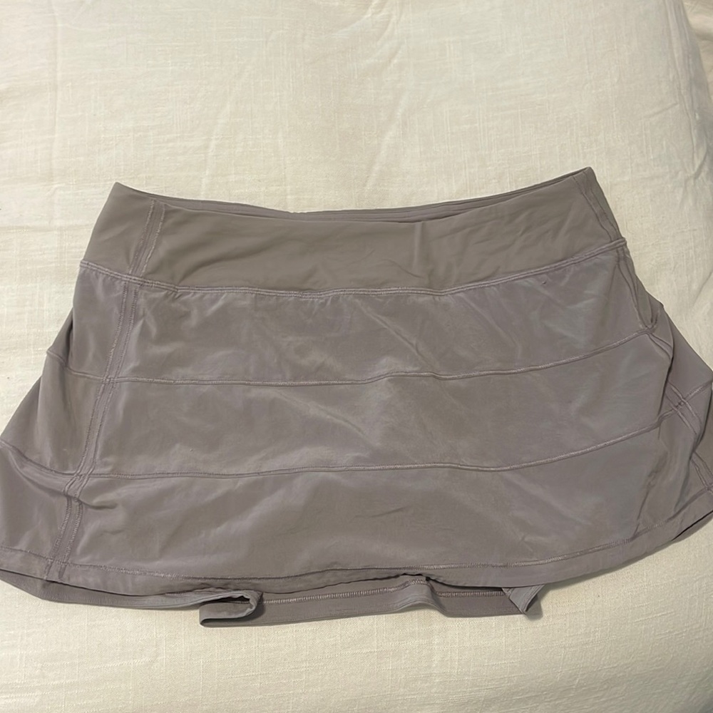 Lululemon pace rival skirt grey size 10